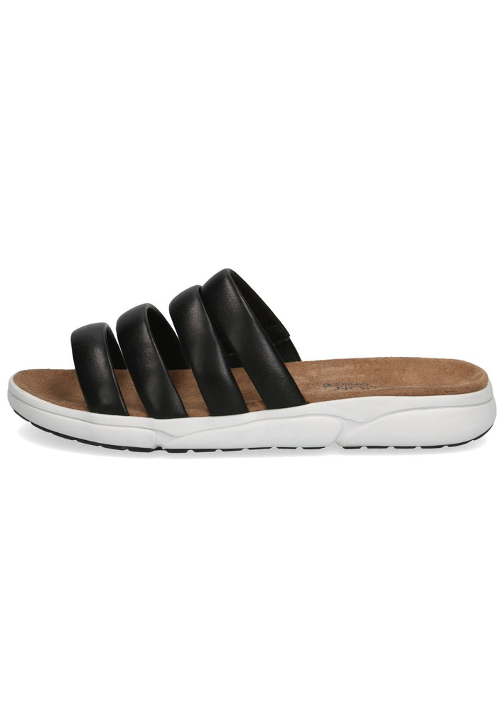 Caprice Pantoletten Nappaleder Schwarz - surf4shoes