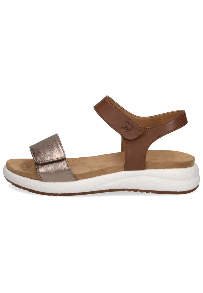Caprice Sandalen Leder Cognac - surf4shoes