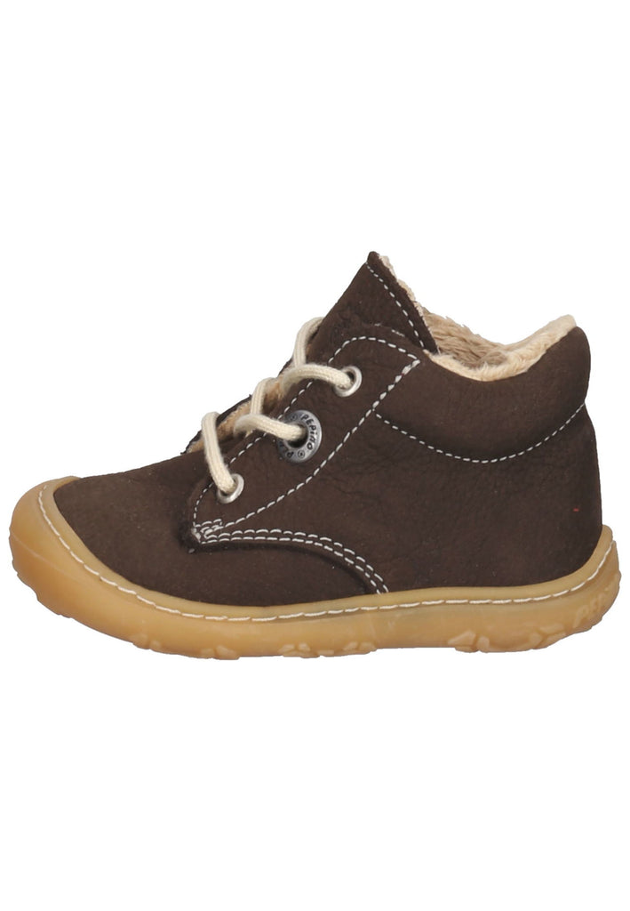 Pepino Halbschuhe Leder Marrone Warmfutter - surf4shoes