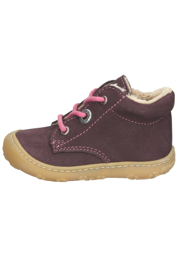 Pepino Halbschuhe Leder Pflaume Warmfutter - surf4shoes