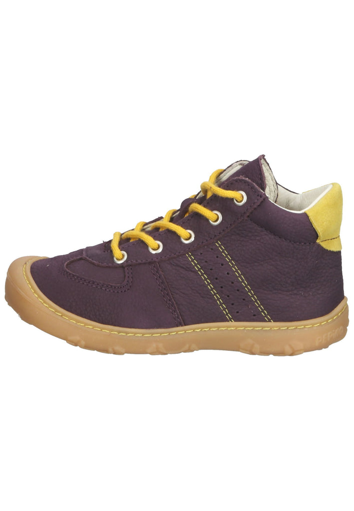 Pepino Halbschuhe Leder Pflaume - surf4shoes