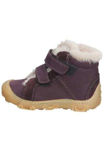 Pepino Halbschuhe Leder Pflaume Warmfutter - surf4shoes