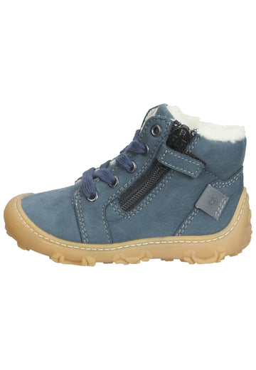 Pepino Halbschuhe Leder/Synthetik Mittelblau Warmfutter - surf4shoes
