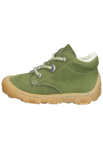 Pepino Halbschuhe Leder Dunkelgrün Warmfutter - surf4shoes