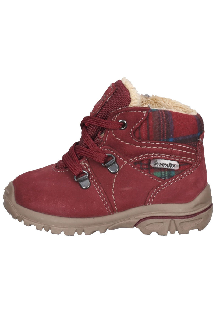 Pepino Stiefel Leder/Textil Dunkelrot Warmfutter - surf4shoes
