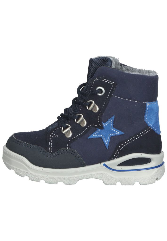 Pepino Stiefel Lederimitat/Textil Dunkelblau Warmfutter - surf4shoes
