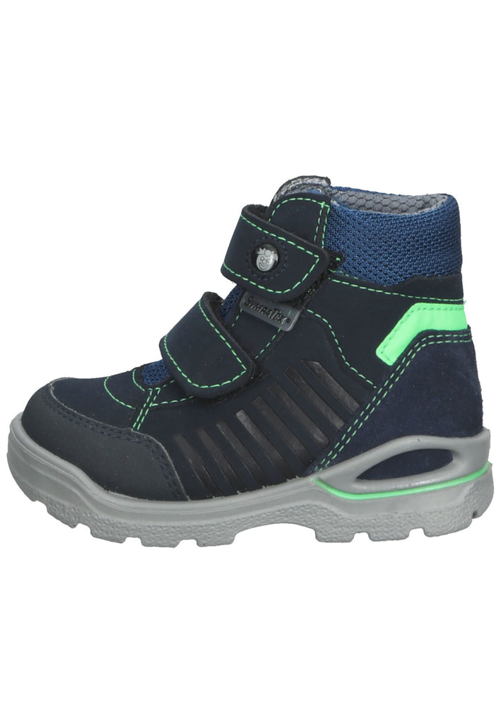 Pepino Stiefel Lederimitat/Textil Blau/Grün Warmfutter - surf4shoes