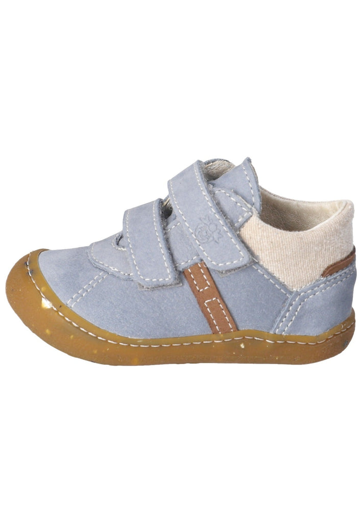 Pepino Halbschuhe Leder/Textil Grau/Blau - surf4shoes