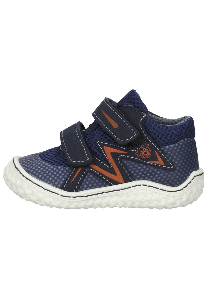 Pepino Halbschuhe Lederimitat/Textil Blau/Orange - surf4shoes