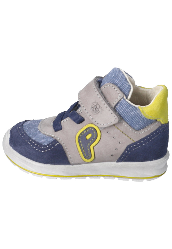 Pepino Halbschuhe Leder/Textil Dunkelblau/Grau - surf4shoes