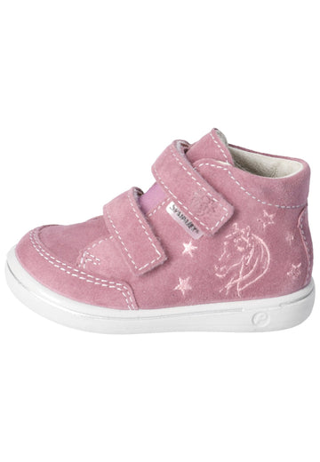 Pepino Halbschuhe Veloursleder Pink - surf4shoes