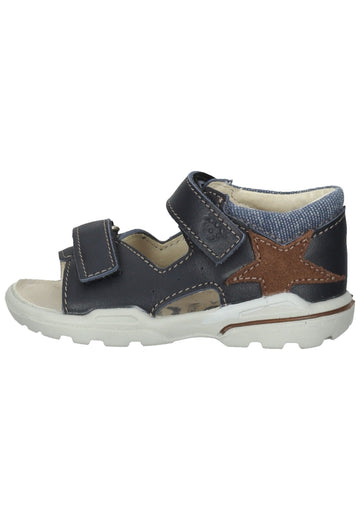 Pepino Sandalen Leder/Textil Dunkelblau - surf4shoes