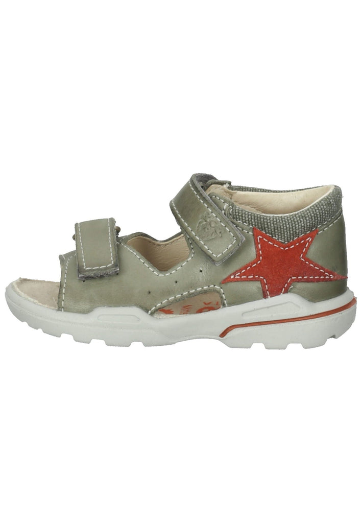 Pepino Sandalen Leder/Textil Olive - surf4shoes