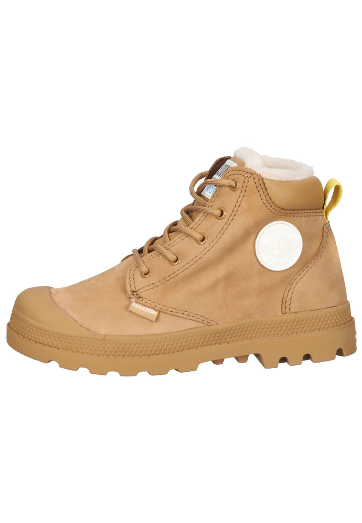 Palladium Stiefelette Leder Hellbraun Warmfutter - surf4shoes
