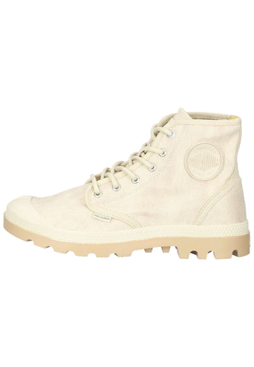 Palladium Stiefelette Textil Weiß - surf4shoes