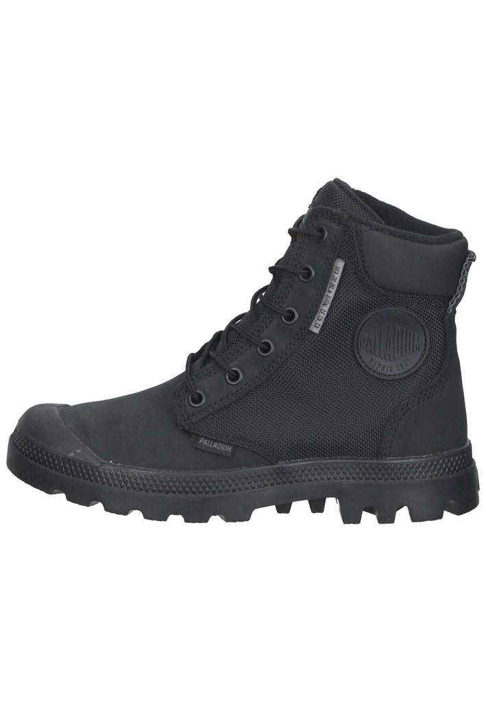 Palladium Stiefelette Leder/Textil Schwarz - surf4shoes