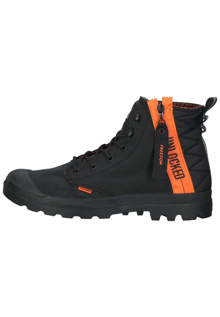 Palladium Stiefelette Textil Schwarz - surf4shoes