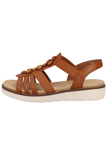 Remonte Sandalen Lederimitat Braun - surf4shoes