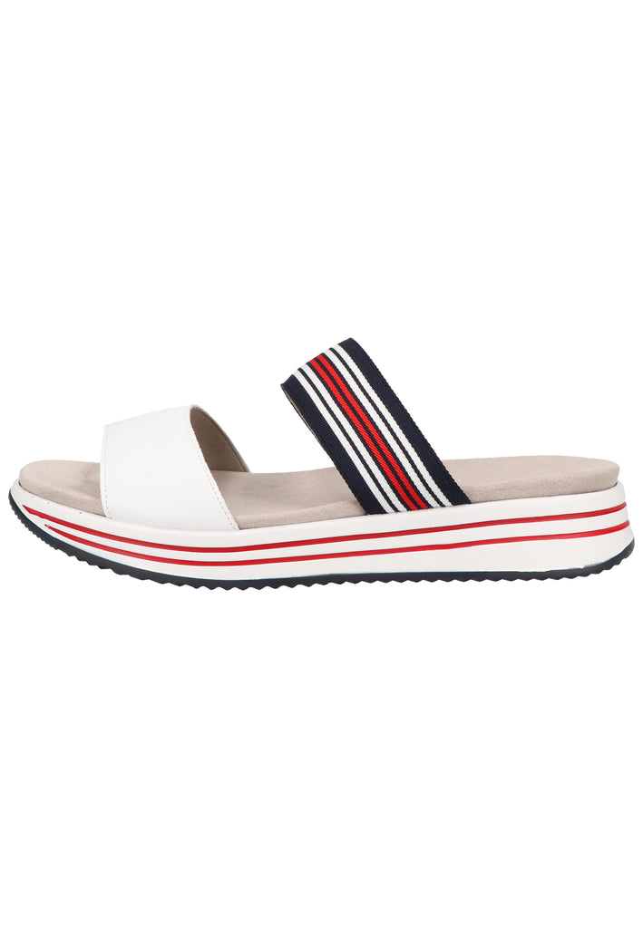 Remonte Sandalen Lederimitat/Textil Weiß/Blau - surf4shoes