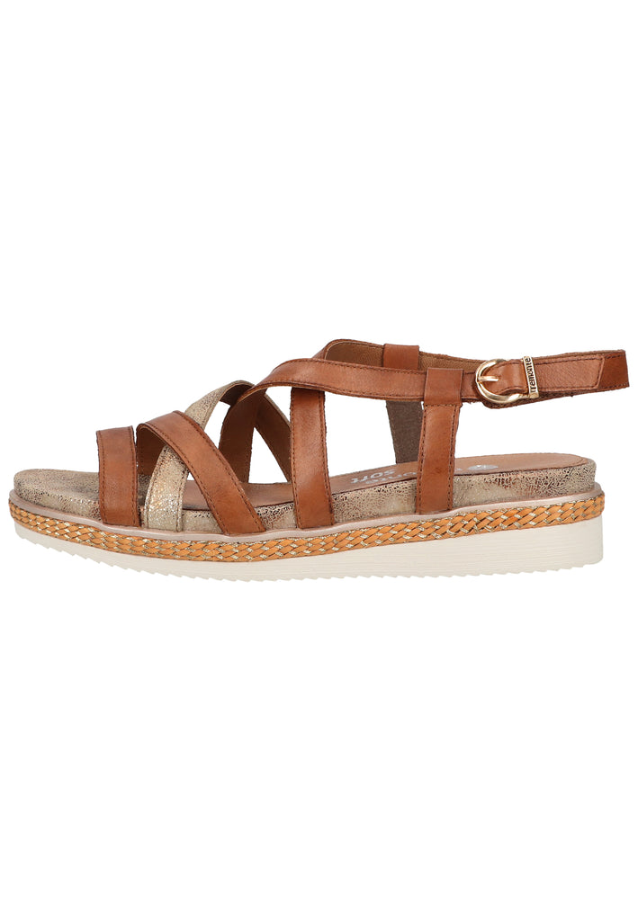Remonte Sandalen Glattleder Muskat - surf4shoes