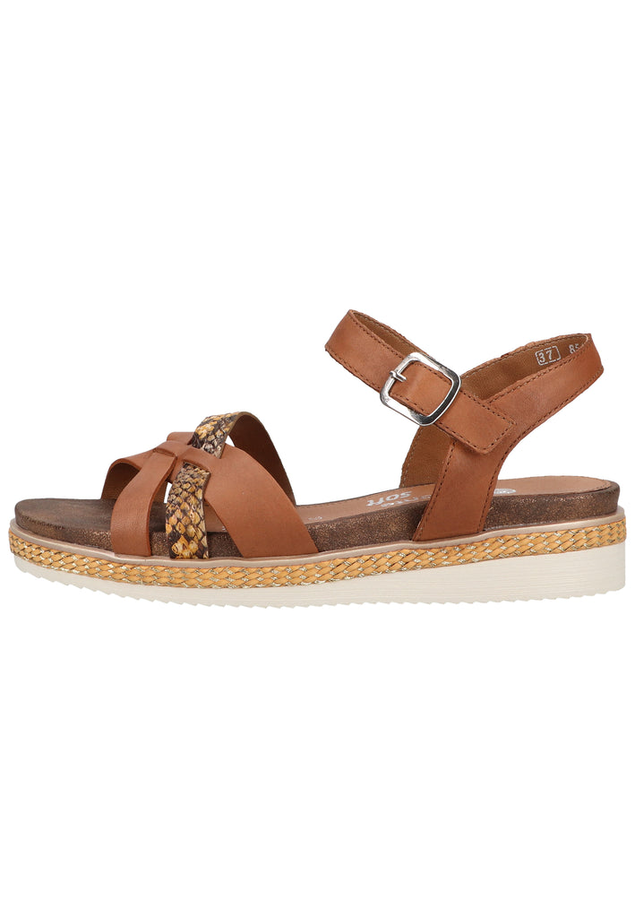 Remonte Sandalen Glattleder Muskat - surf4shoes