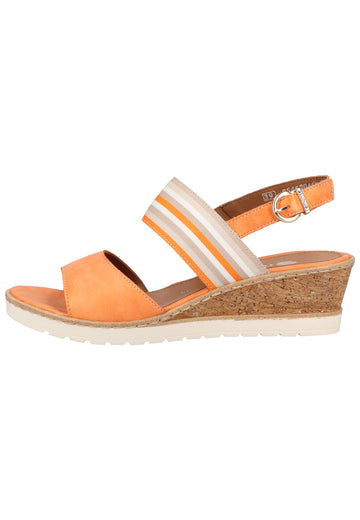 Remonte Sandalen Lederimitat/Textil Orange - surf4shoes