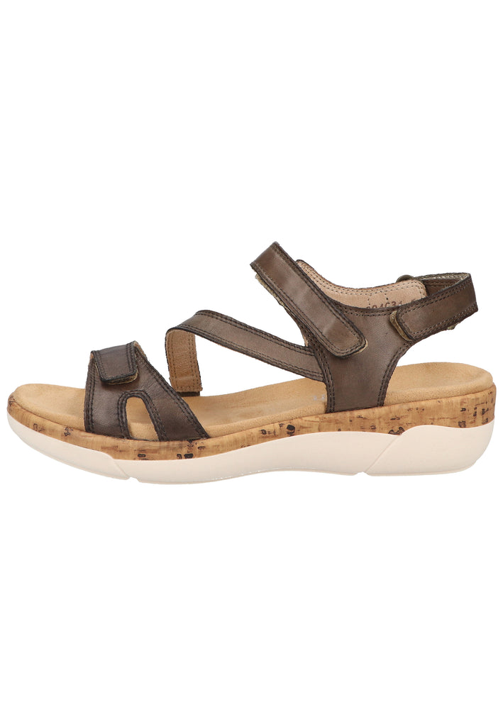 Remonte Sandalen Glattleder Grün - surf4shoes