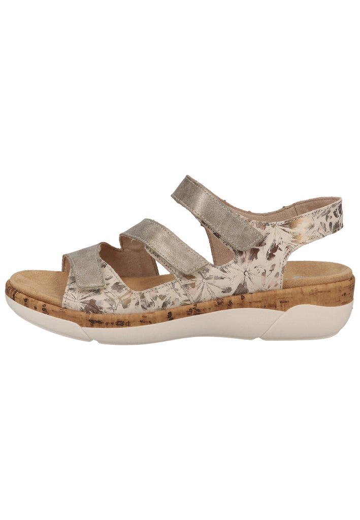 Remonte Sandalen Leder/Synthetik Beige - surf4shoes