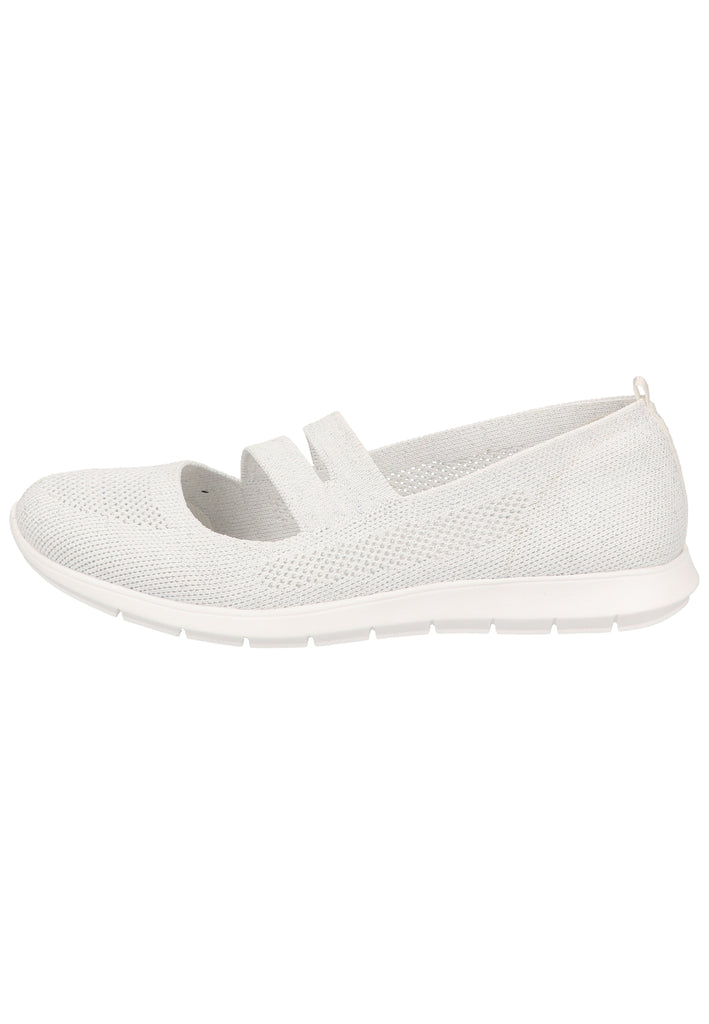 Remonte Ballerinas Textil Weiß - surf4shoes