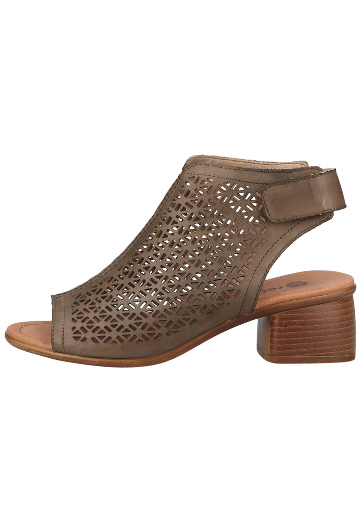 Remonte Sandalen Glattleder Grün - surf4shoes