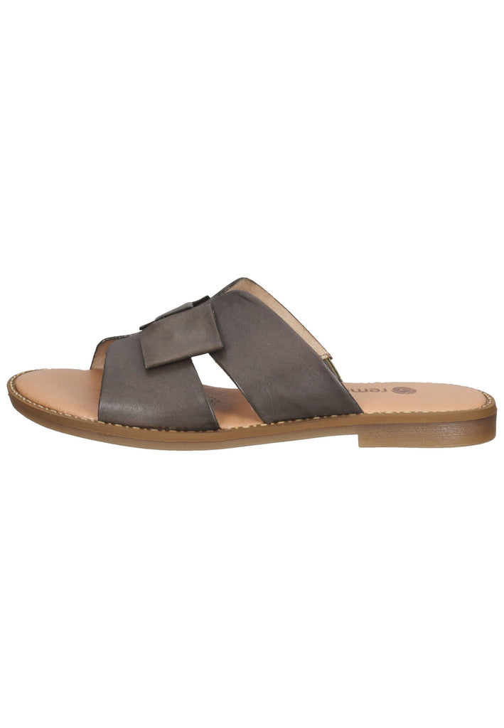 Remonte Pantoletten Glattleder Forest - surf4shoes