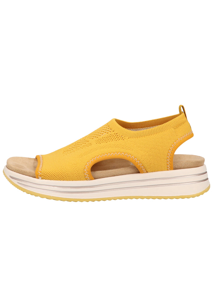 Remonte Sandalen Textil Gelb - surf4shoes