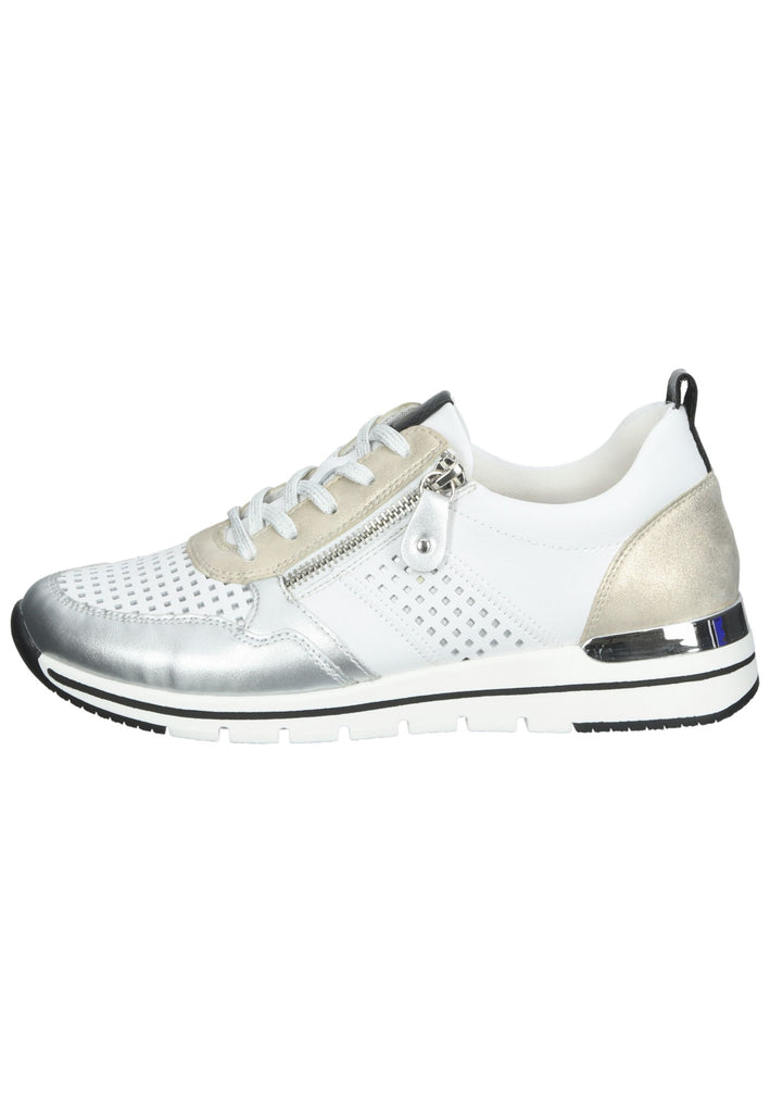 Remonte Sneaker Glattleder Weiß/Grau - surf4shoes