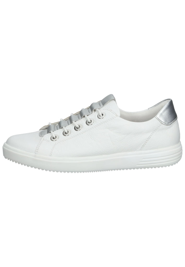 Remonte Sneaker Leder Weiß/Silber - surf4shoes