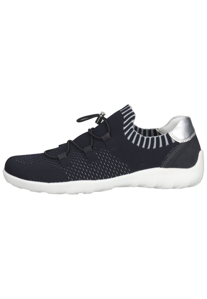 Remonte Sneaker Textil Dunkelbau/Silber - surf4shoes