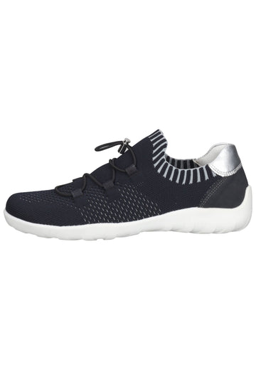 Remonte Sneaker Textil Dunkelbau/Silber - surf4shoes