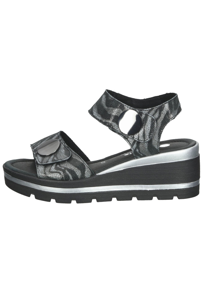 Remonte Sandalen Leder Schwarz - surf4shoes