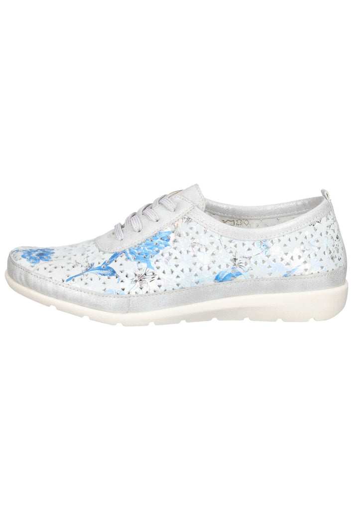 Remonte Sneaker Leder Weiß/Blau - surf4shoes