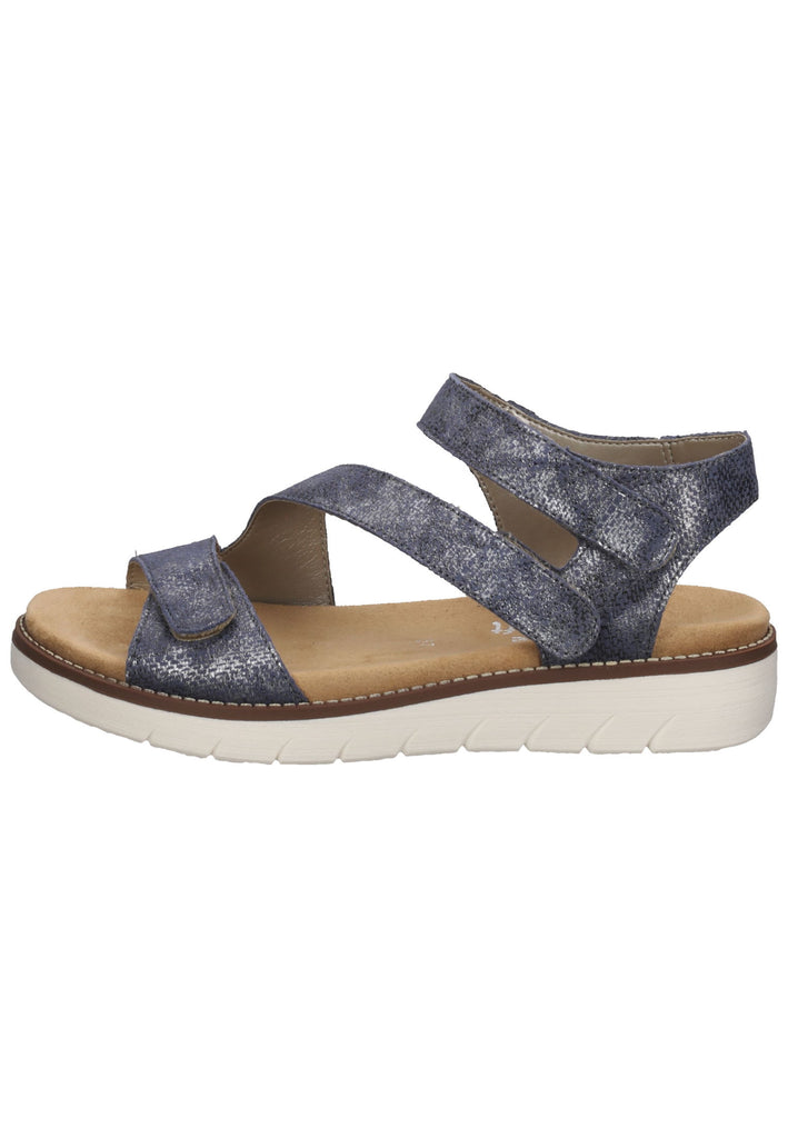 Remonte Sandalen Leder Blau - surf4shoes