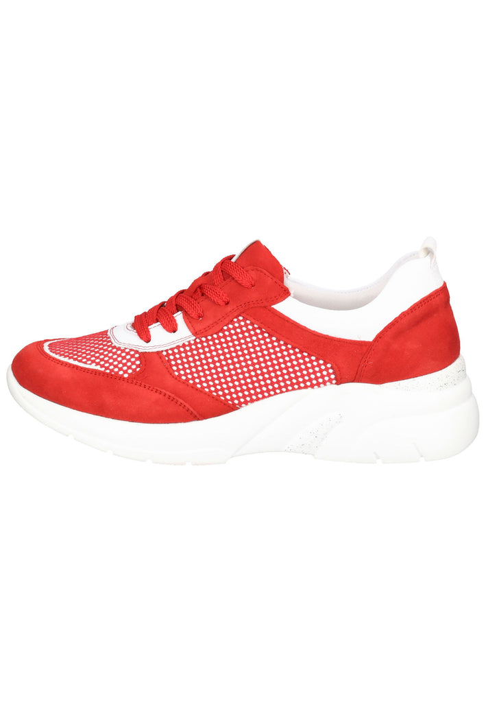 Remonte Sneaker Leder Rot/Weiß - surf4shoes