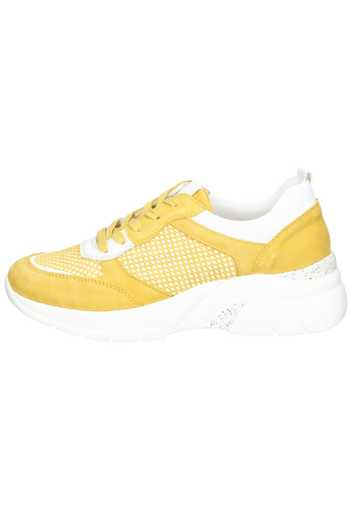 Remonte Sneaker Leder Gelb/Weiß - surf4shoes