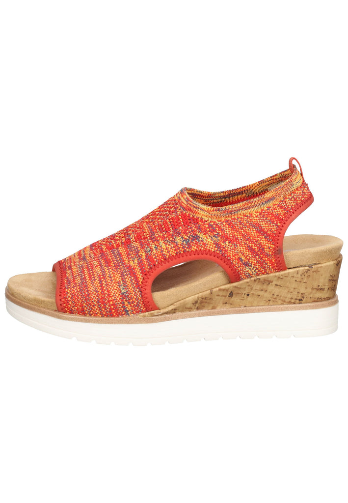 Remonte Sandalen Textil Orange Multi - surf4shoes