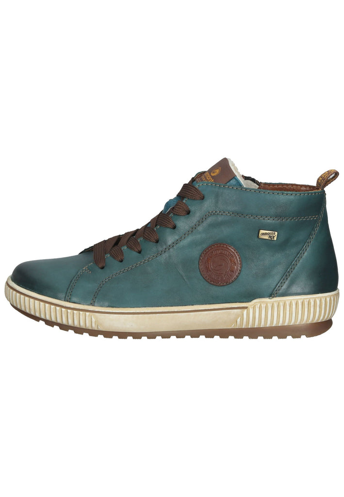 Remonte Sneaker Glattleder Petrol - surf4shoes