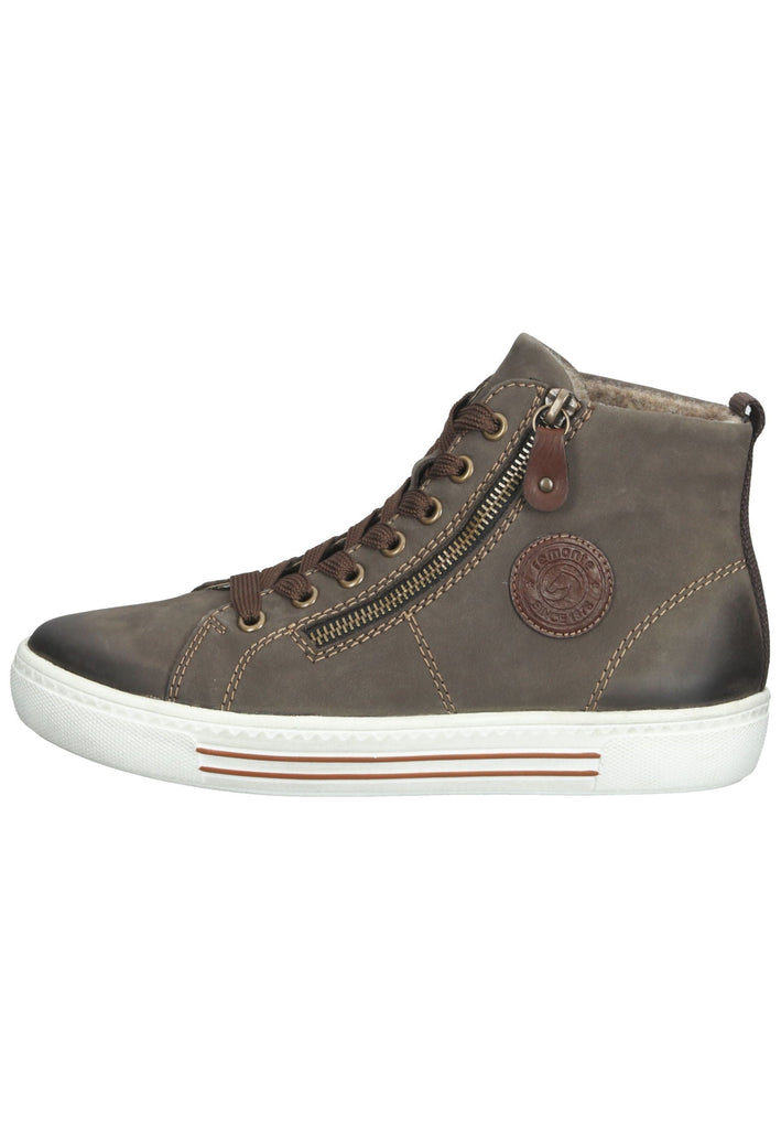 Remonte Sneaker Leder Dunkelbraun - surf4shoes