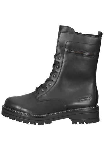 Remonte Stiefelette Glattleder Schwarz Warmfutter - surf4shoes