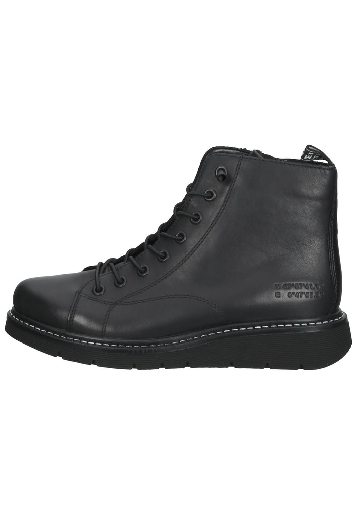 Remonte Stiefelette Glattleder Schwarz Warmfutter - surf4shoes