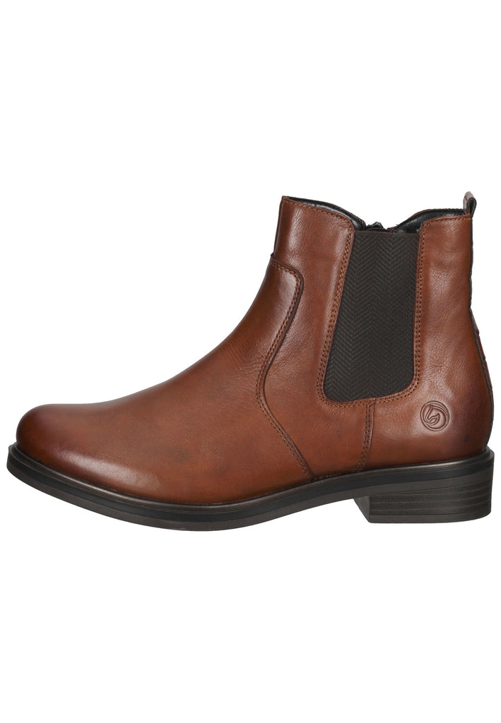 Remonte Stiefelette Glattleder Dunkelbraun - surf4shoes