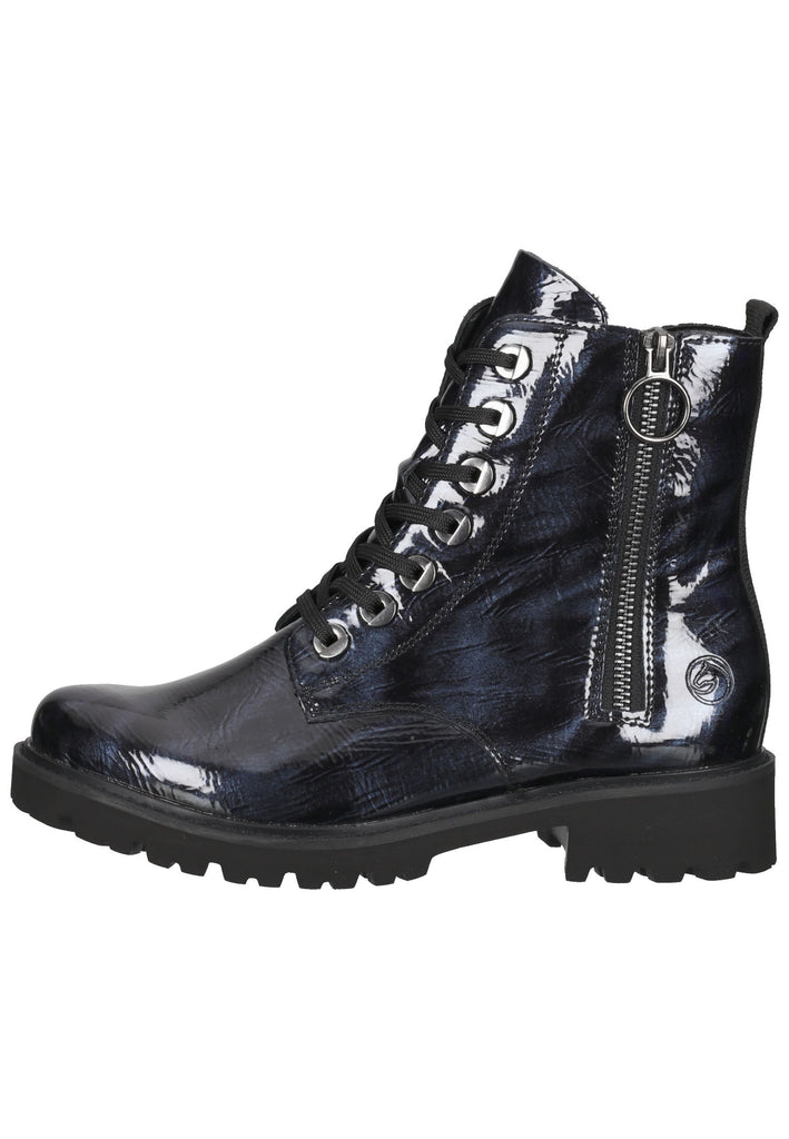 Remonte Stiefelette Lederimitat Blau - surf4shoes