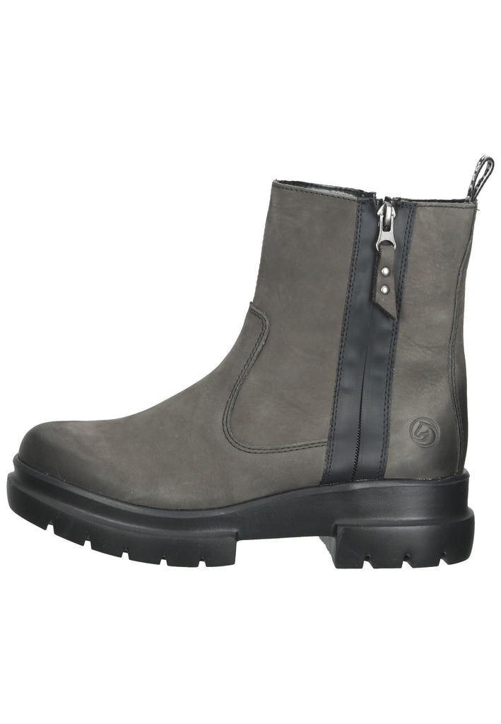 Remonte Stiefelette Leder Dunkelgrau - surf4shoes