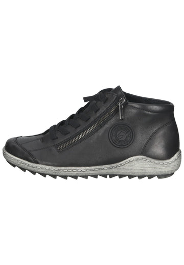 Remonte Sneaker Glattleder Schwarz - surf4shoes